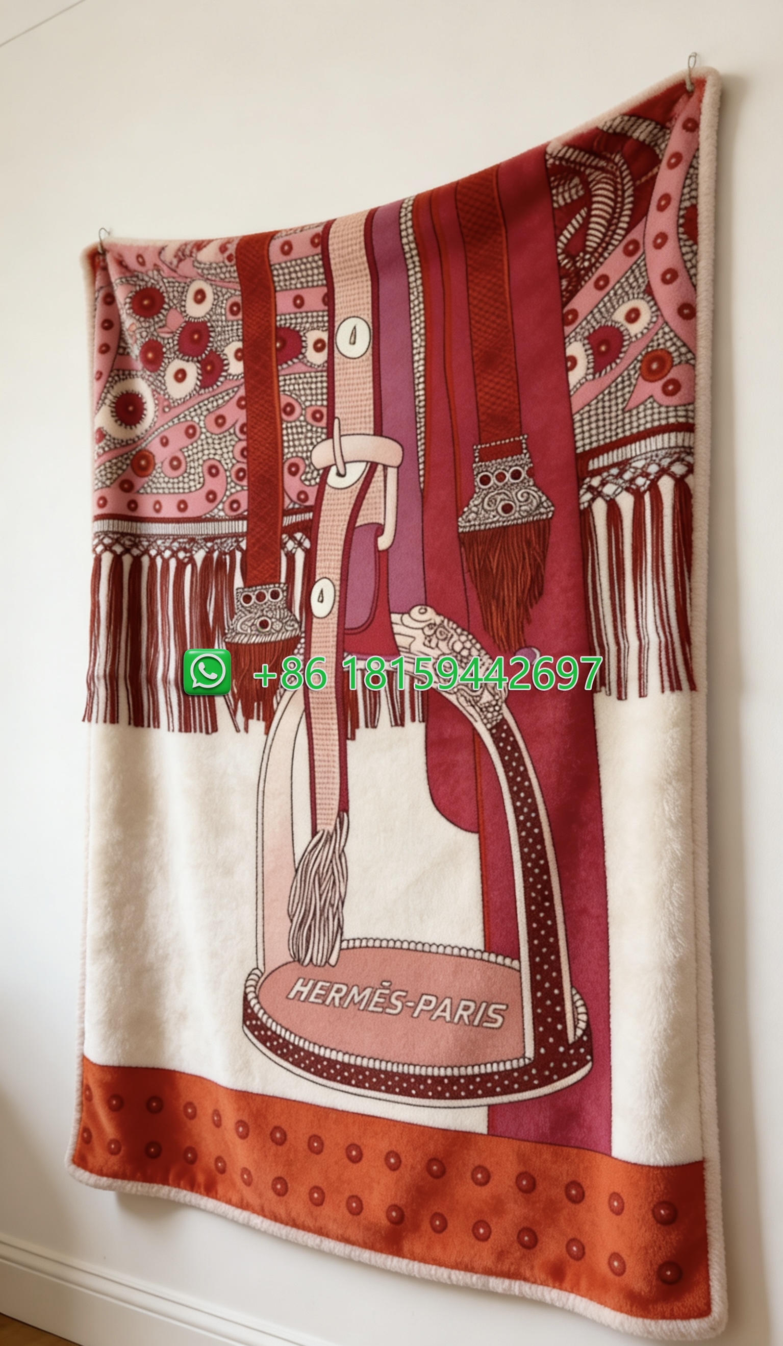 Hermes Throw Blankets